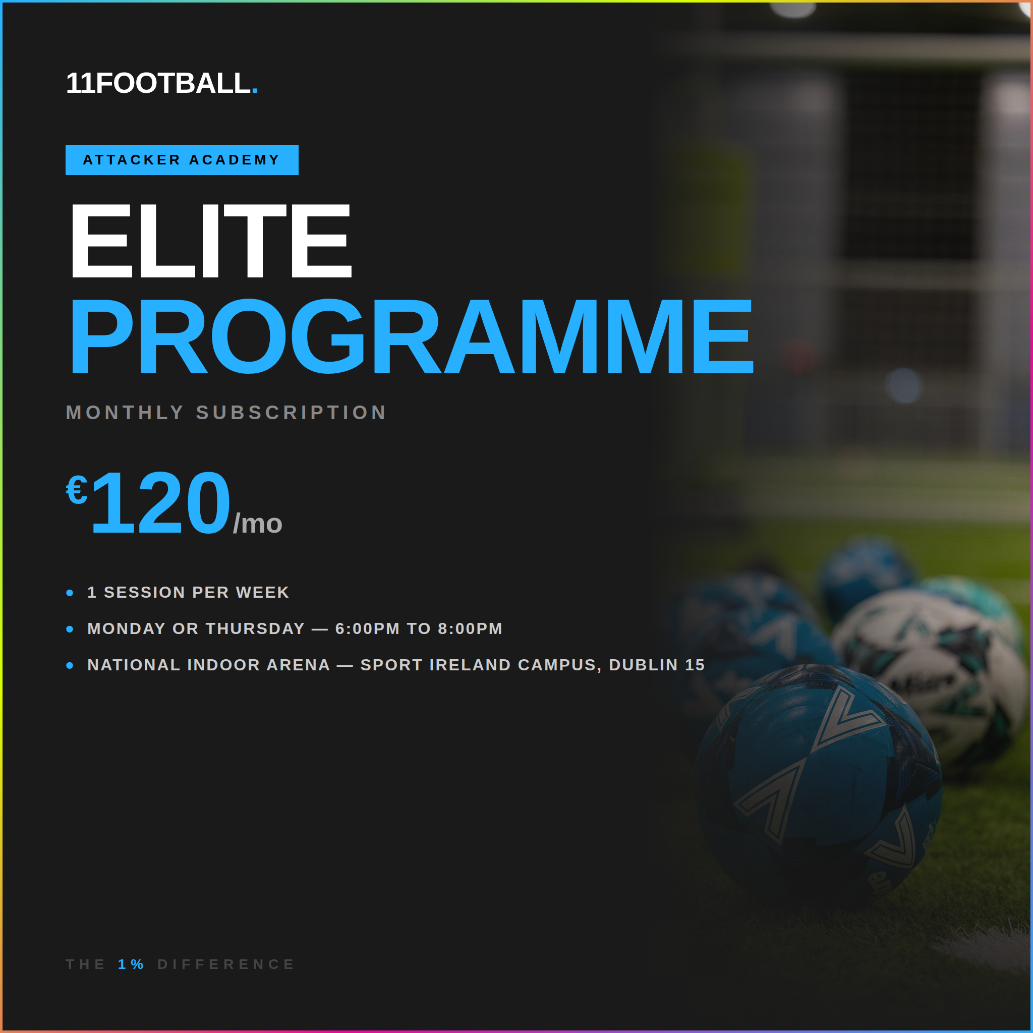 11 Football - Attacker Elite Weekly Programme