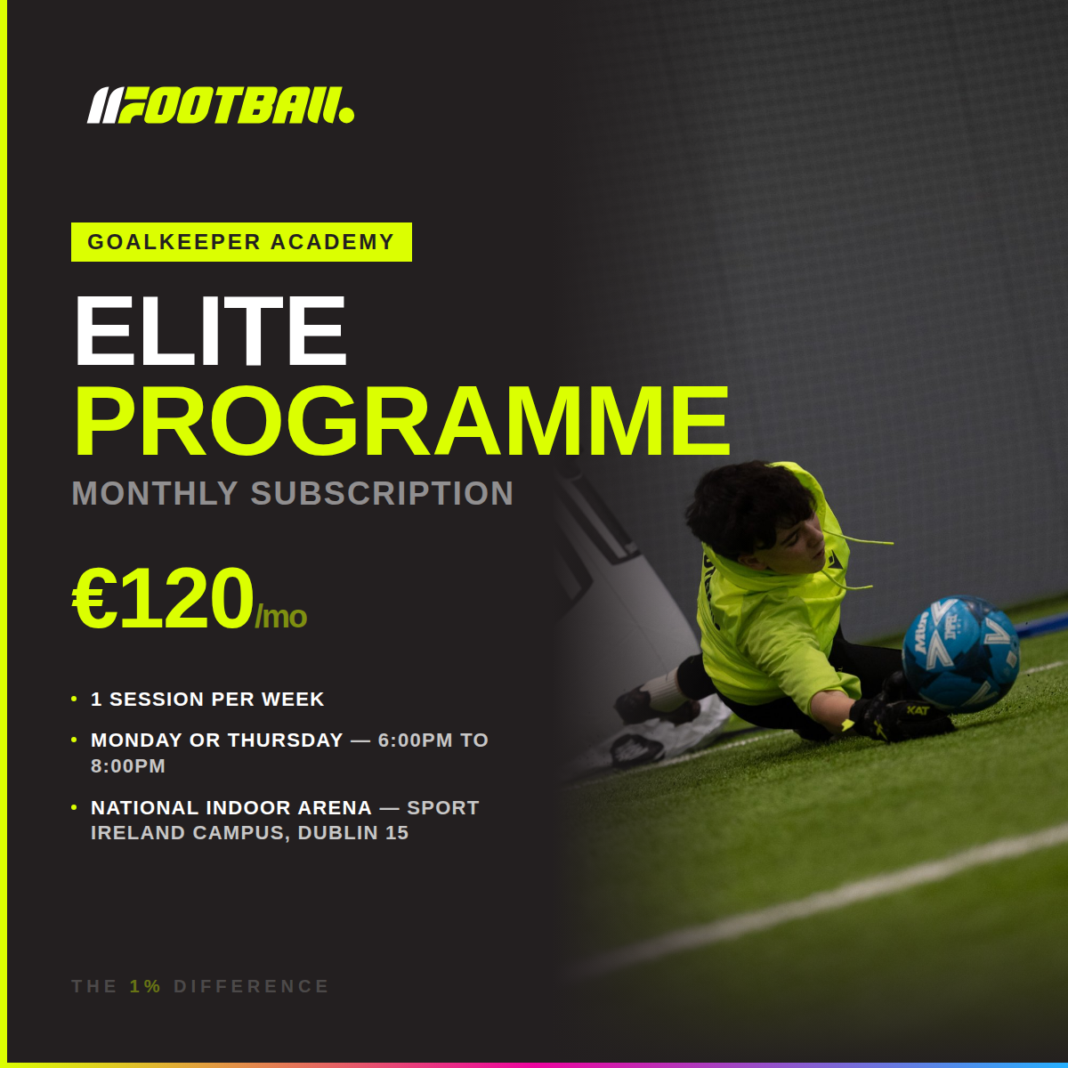 11 Football - Goalkeeper Elite Weekly Programme