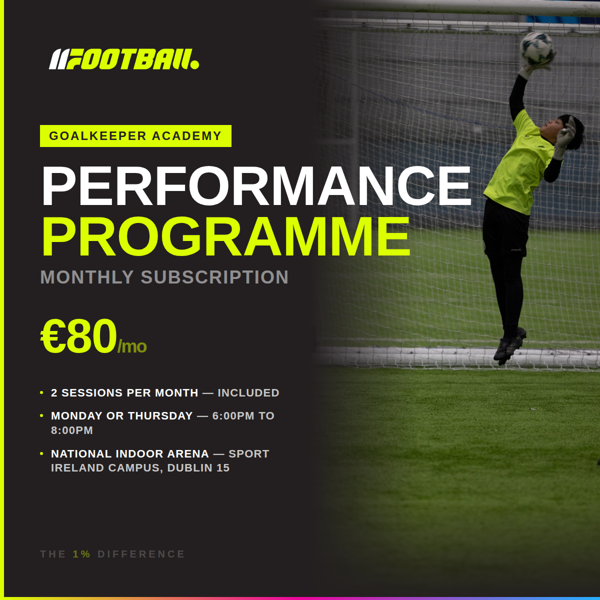 11 Football - Goalkeeper Performance Programme